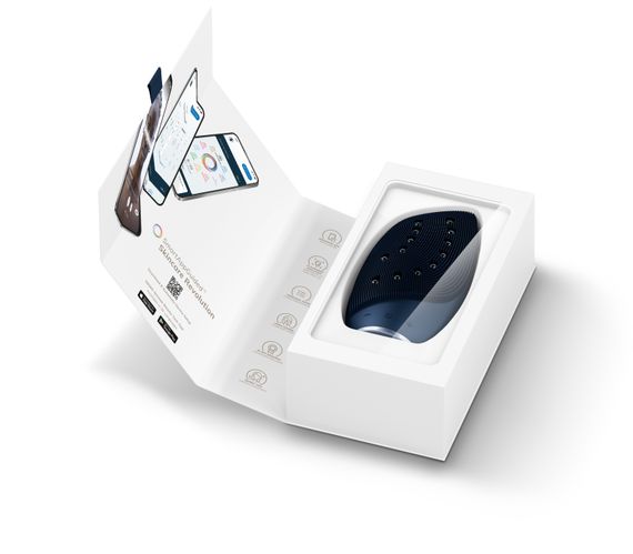 Очищувальна щітка для обличчя GESKE Sonic Thermo Facial Brush&Face-Lifter 8в1 midnight | Зображення 8