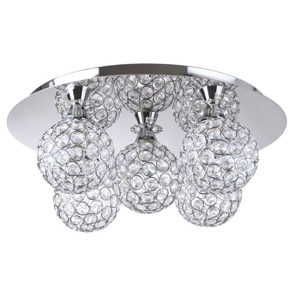 Люстра потолочная с подсветкой LED G9 40W CH (BR-01 368C/5)