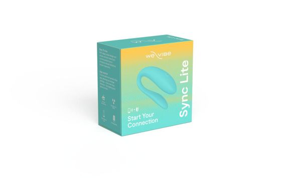 Вібратор для пар We-Vibe SYNC Lite Aqua — гнучкий, керування We-Connect, Bluetooth, водонепроникний, магнітна зарядка | Зображення 9