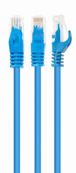 Патч корд Cablexpert PP6U-1.5M/B, UTP, категорія. 6, литий,  50u" штекер із фіксатором, 1.5 м, синій