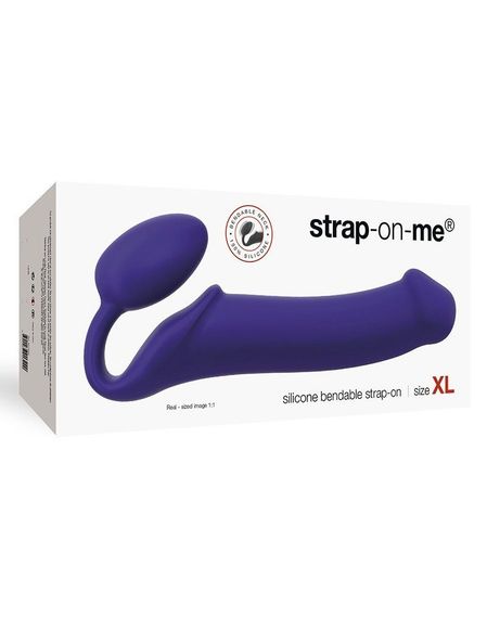 Безремінний страпон Strap-On-Me Violet XL, повністю регульований, діаметр 4,5 см | Зображення 2