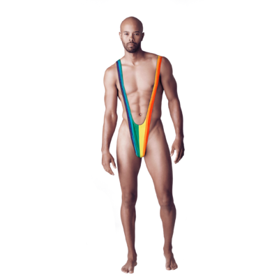Мужские стринги Rainbow Mankini One Size sexstyle | Зображення 1