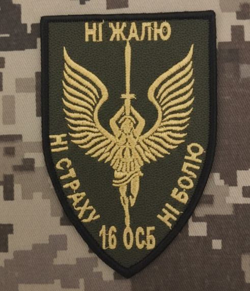 Шеврон 16 ОСБ / золото | Зображення 1