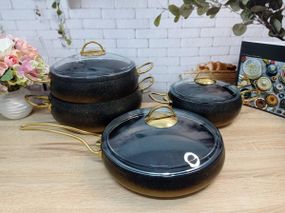 Набор посуды OMS 3023 IND-Gold 7 предметов золотистый