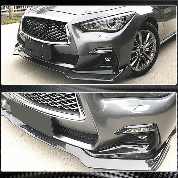 Карбоновые накладки на противотуманные фары (для Q50 Sport 2018-2022) для Infiniti Q50/Q60 | Зображення 4