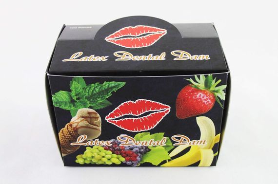 Набор латексных салфеток Latex Dental Dams Assorted 100 шт | Зображення 3