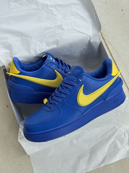 Кросівки Air Force 1 Low x AMBUSH Blue Yellow / аir форсе весна / літо / осінь 0249 41 26 | Зображення 3