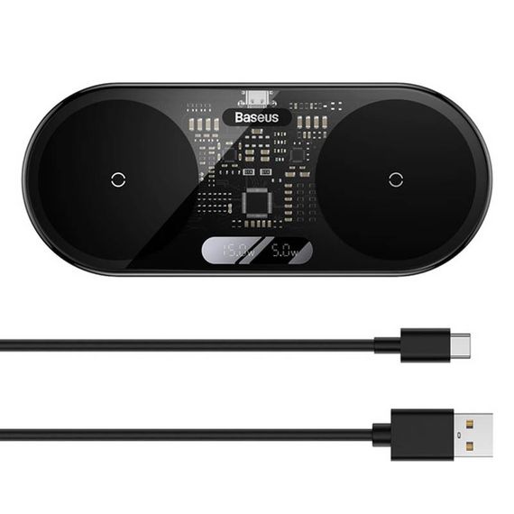 БЗП Baseus Digital LED Display 2in1 20W Universal version (WXSX010101) Black | Зображення 3