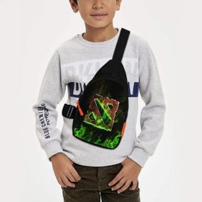 Сумка через плече дитяча Dota 2 29х17 см сумка слінг для хлопчика (01938)