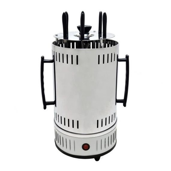 Шашлычница DOMOTEC MS-7782 нержавеющая сталь 1000 Вт 6 шампуров UV-18 | Зображення 1