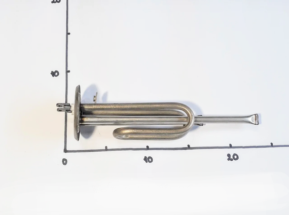 Тэн 1000w для бойлера Amina (Амина) Thermex (Термекс) Electrolux (Электролюкс) на фланце D62мм. Украина | Зображення 1