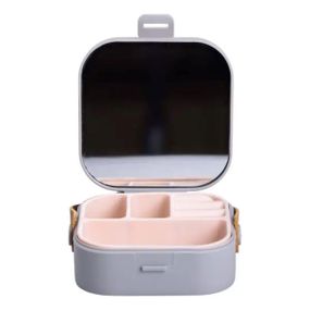 Скринька для прикрас 9×9×3.8 см міні органайзер для ювелірних виробів HP-5-27G