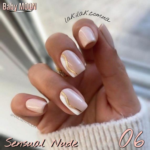 Гель-лак BABY MOON Sensual Nude №06 рожевий холодний, 6 мл