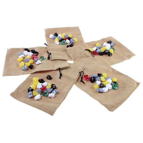 Настільна гра "Золота лихоманка" ZL001UA (ЗЛ001UA) 95 пластикових каменів | Зображення 2