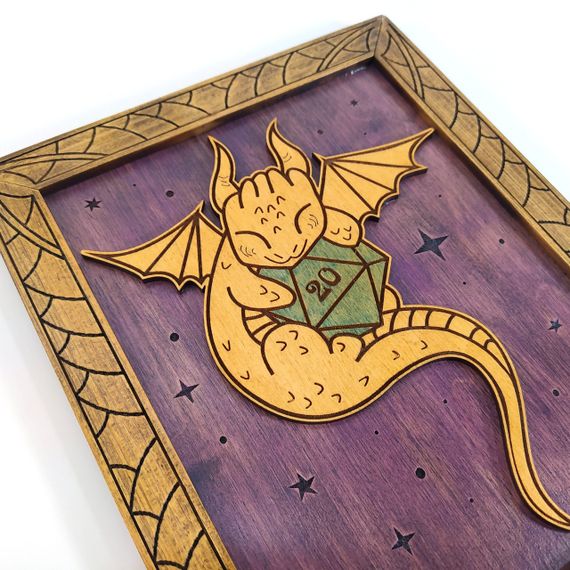 Дерев'яний постер (пано) на стіну Dungeons & Dragons Майстерня містера Томаса 22.5х18 см | Зображення 7