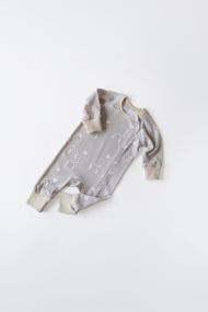 Ромпер на блискавці інтерлок принт Жираф бежевий 74