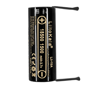 Аккумулятор 18500, LiitoKala Lii-18A-N, 1500mah, с контактами под пайку