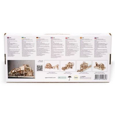 Конструктор Ugears Локомотив з тендером V-Експрес (70058) | Зображення 6
