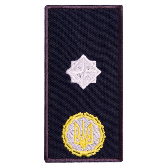 Шеврон IDEIA 87462 Україна 5*10  Габардин Синій