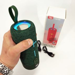 Музыкальные колонки для улицы TG619C, Колонка портативная акумуляторная, Блютуз аудио приемник LU-99