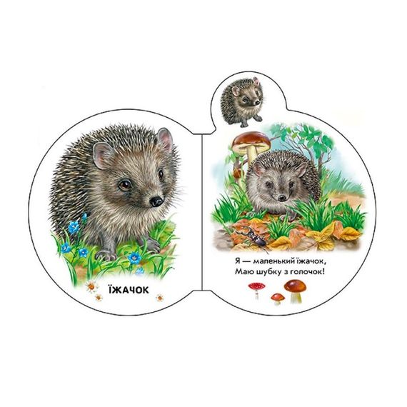 Картонна книжечка для найменших Малята : У лісі 411017 аудіо-бонус | Зображення 3