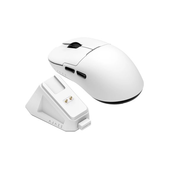 Мишка Ajazz AJ159P MC Wireless/Bluetooth/USB Charging Dock White (AJ159P-MC-W) | Зображення 3