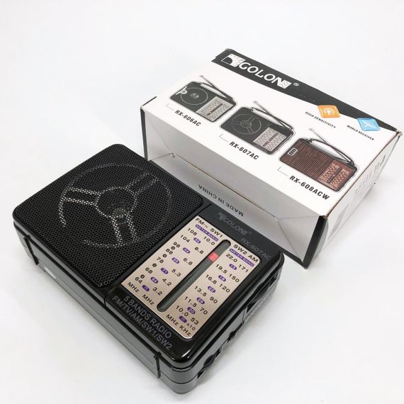 Радиоприемник для сельской местности GOLON, Мощный портативный многочастотный радиоприемник PF-31 | Зображення 2