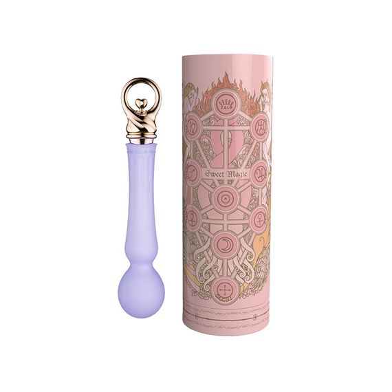 Вібромасажер із підігрівом Zalo Sweet Magic - Confidence Wand Fantasy Violet | Зображення 8