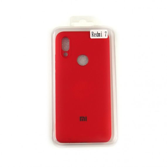 Чохол Silicone Cover Full   для Xiaomi Redmi 7 Red