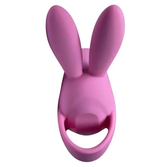 Вібростимулятор на палець Зайчик Passion Play, 12 режимів вібрації + 3 інтенсивності, рожевий Sex Aura | Зображення 2