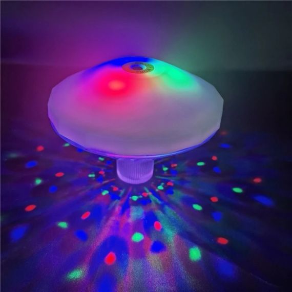 Светодиодная RGB лампа, водонепроницаемая садовая лампа для бассейна, газона светильник на батарейках | Зображення 2