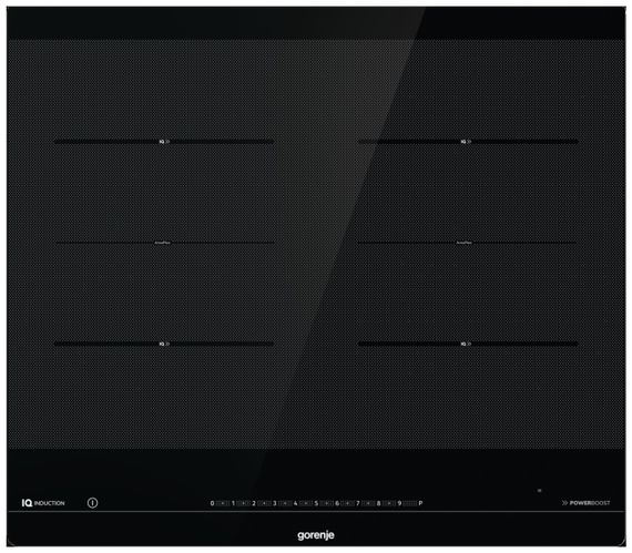 Варочная поверхность Gorenje индукционная, 60см, сочетание конфорок, Iq-программы, черный (IS646BLG)