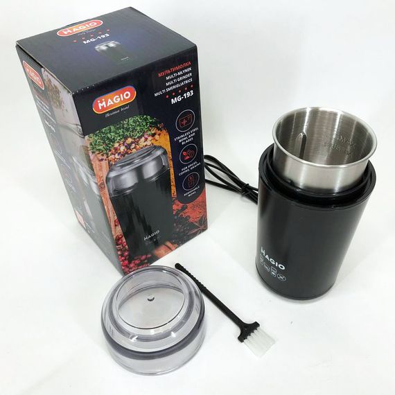 Кофемолка электрокофемолка MAGIO MG-193, Кофемолка для помола зерен кофе, Машинка для помола кофе VO-65 | Зображення 2