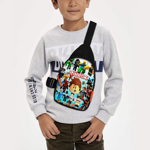 Сумка через плече дитяча Roblox 29х17 см сумка слінг для хлопчика (01964)