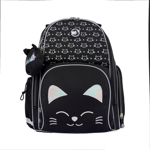 Рюкзак школьный полукаркасный YES S-100 Smiling Cats 559871 15.5 л | Зображення 1