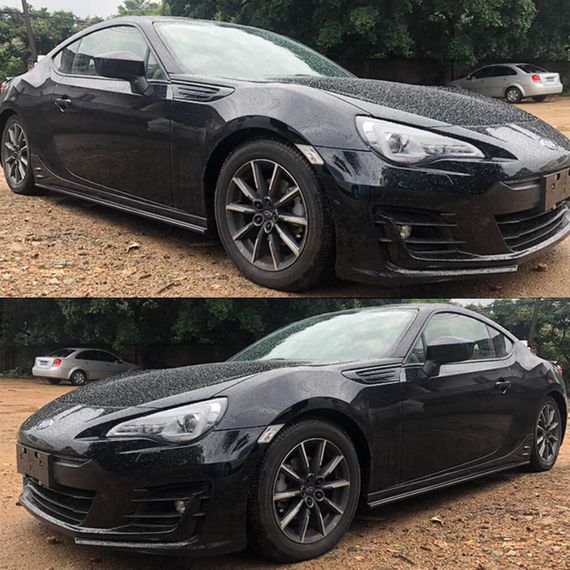 Боковые пороги (Карбон) для Toyota GT86 2011- гг | Зображення 1