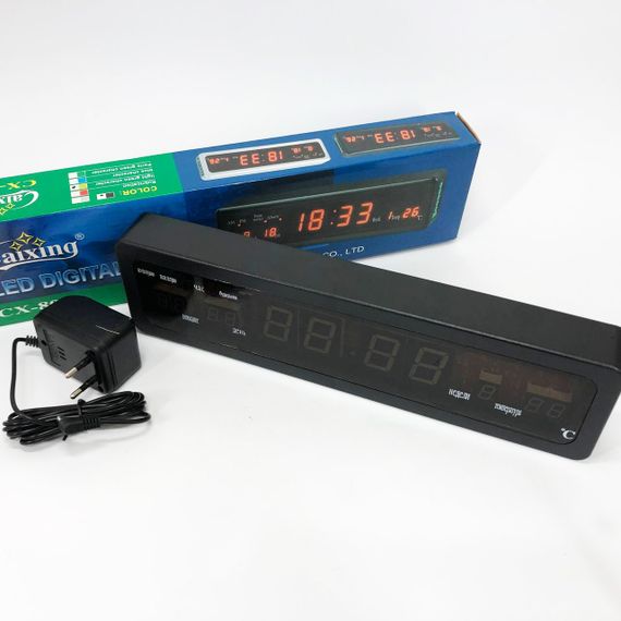 Настільний годинник для дому, Настільний годинник led на батарейках Світлодіодне табло LS-87 | Зображення 6