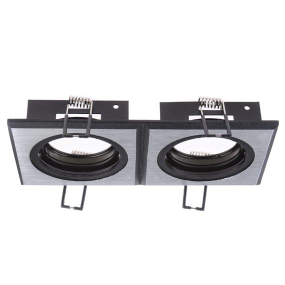 Светильник точечный HDL-DT 105/2 SS BK MR16