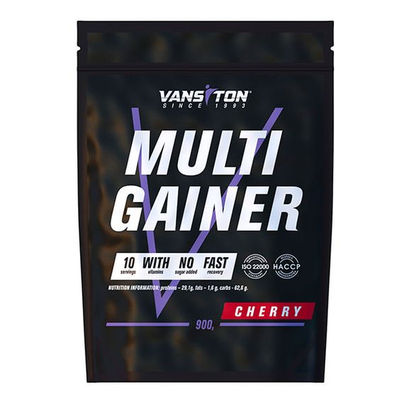 Гейнер Vansiton Multi Gainer 900 г Вишня
