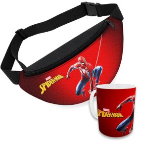 Детский набор Spider-Man сумка-бананка + керамическая кружка с принтом (5722)