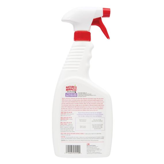 Засіб 8in1 Nature_s Miracle Litter Box Odor Destroyer для усунення запахів котячого туалету 709 мл | Зображення 1