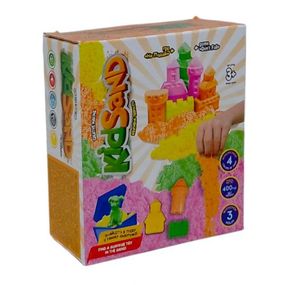 Кінетичний пісок "KidSand" з формочками, 400 г (укр)