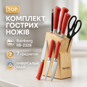 Набір ножів побутовий, Нержавіючий кухонний ніж, Товари для кухні ножі, Відмінний набір ножів RT-68