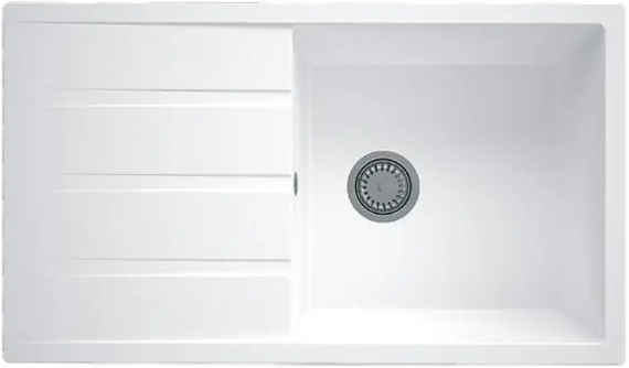 Кухонна мийка Fabiano Classic 86x50 XL Alpine White 8221.201.0132
