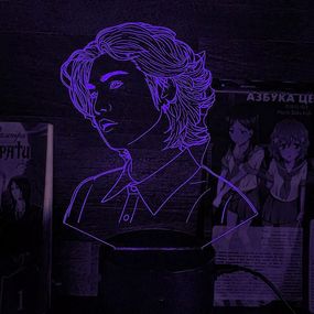 Акриловый светильник-ночник BTS Шуга синий tty-n002235