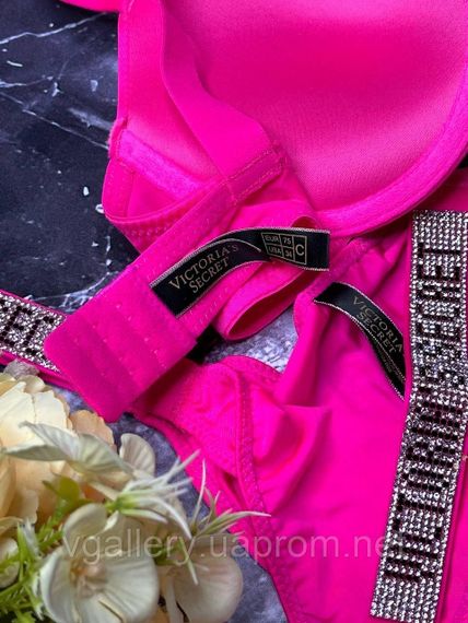 Комплект жіночої спідньої білизни Victoria's Secret Вікторія Сікрет модель Rhinestone зі стразами M, 75 В, | Зображення 3