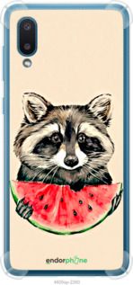 Чохол на Samsung Galaxy A02 A022G Єнотик з кавуном "4605sp-2260-2448"