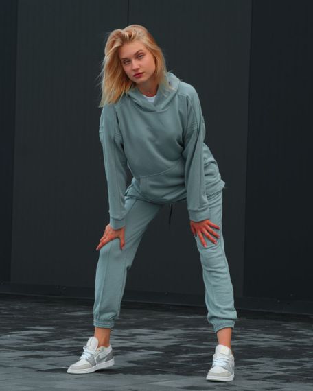 Жіночий спортивний костюм Turquoise колір бірюзовий р.M/L 440222 | Зображення 2