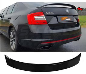 Спойлер DPT V-5 (Черный Глянец) для Skoda Octavia III A7 2013-2019 гг