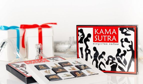Шоколадный подарочный набор "Kamasutra" 60 г | Зображення 1